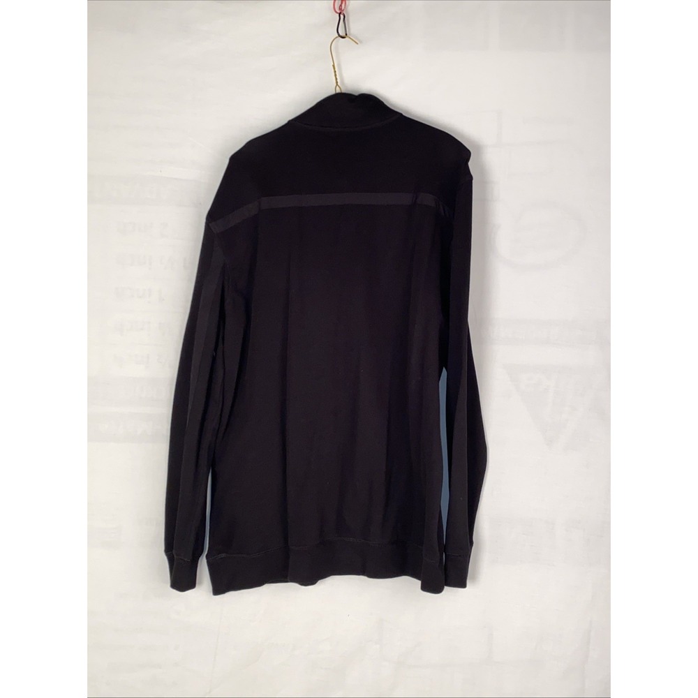 Calvin Klein Black 1/4 Quarter Zip Pullover‎ Mens Size XL